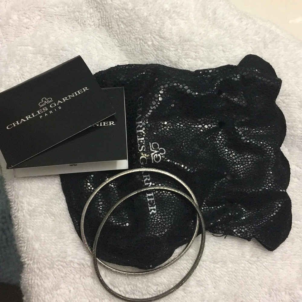 SOLD - Charles Garnier bangle bracelets.